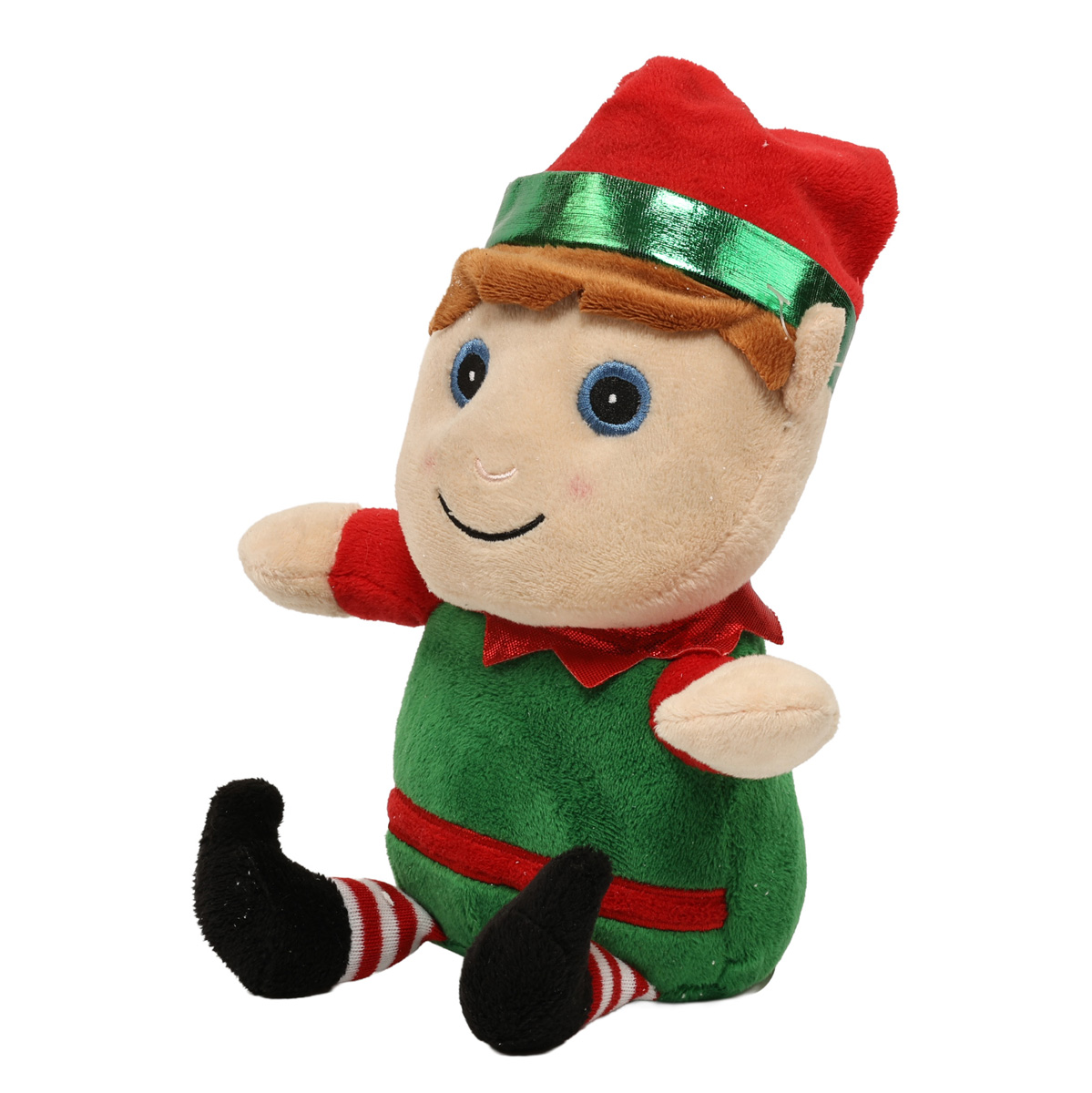Мягкая игрушка новогодняя плюшевая "Рождественское животное с шарфом" 20 см (4 вида в ассорт.), AAU290020 1