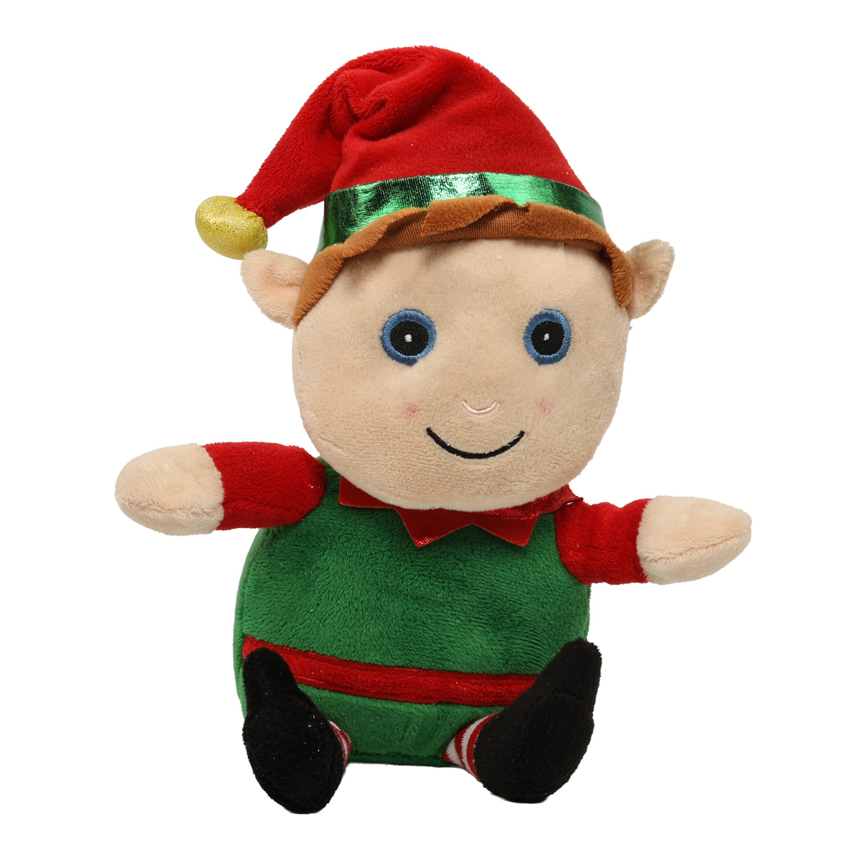 Мягкая игрушка новогодняя плюшевая "Рождественское животное с шарфом" 20 см (4 вида в ассорт.), AAU290020