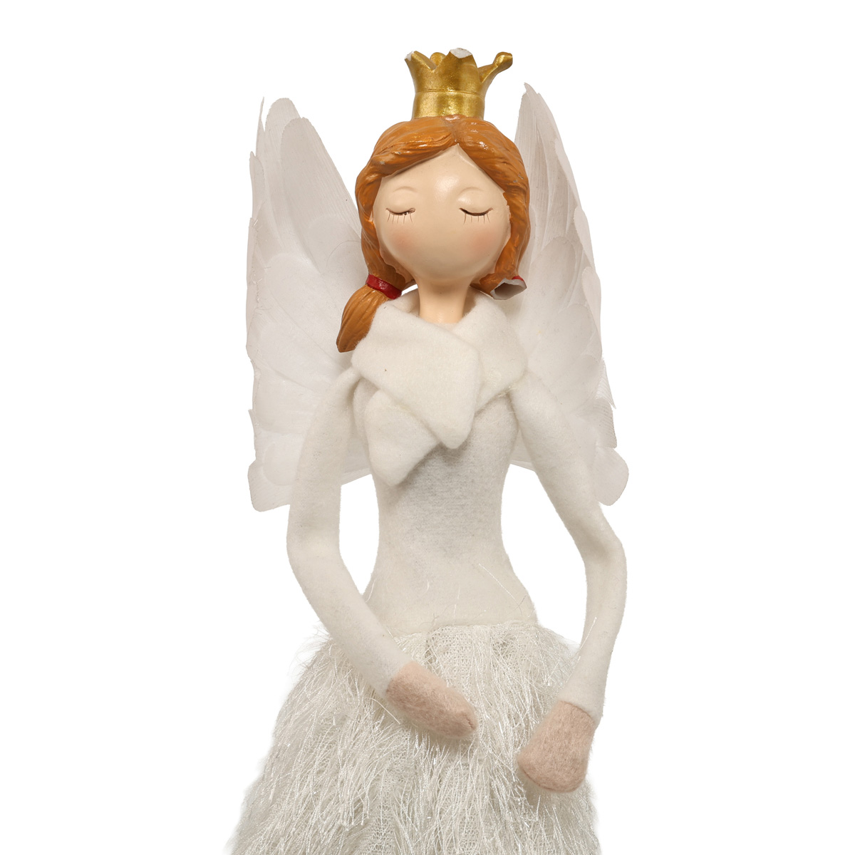 Украшение новогодняя Фигурка "Ангел с LED-подсветкой" 49 см (2 вида), AQS000280 3