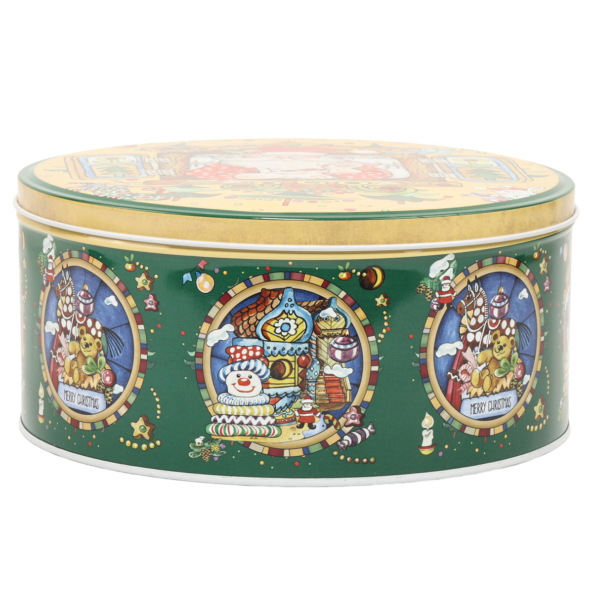 Подарункова коробка бляшана велика, 63-1132