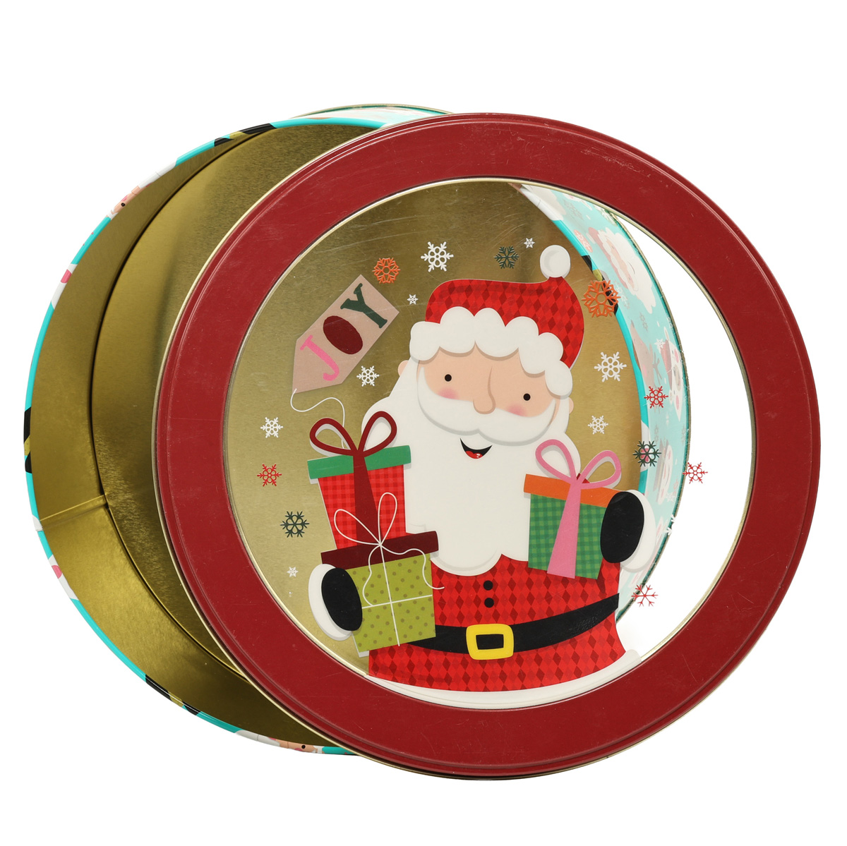 Подарункова коробка бляшана велика, 63-890 1