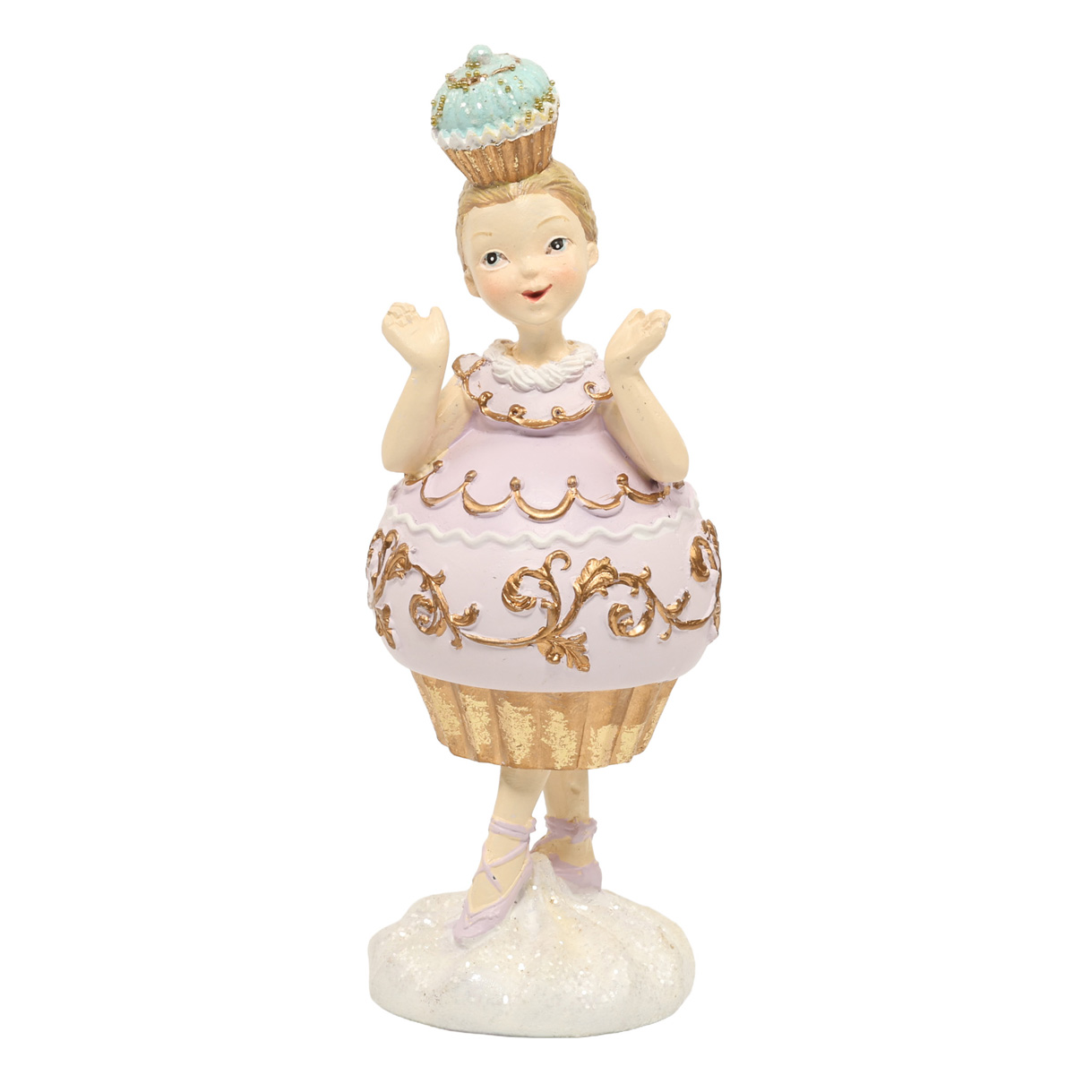 Статуэтка декоративная "Леди-капкейк" 17 см, 2 дизайна, 838-392