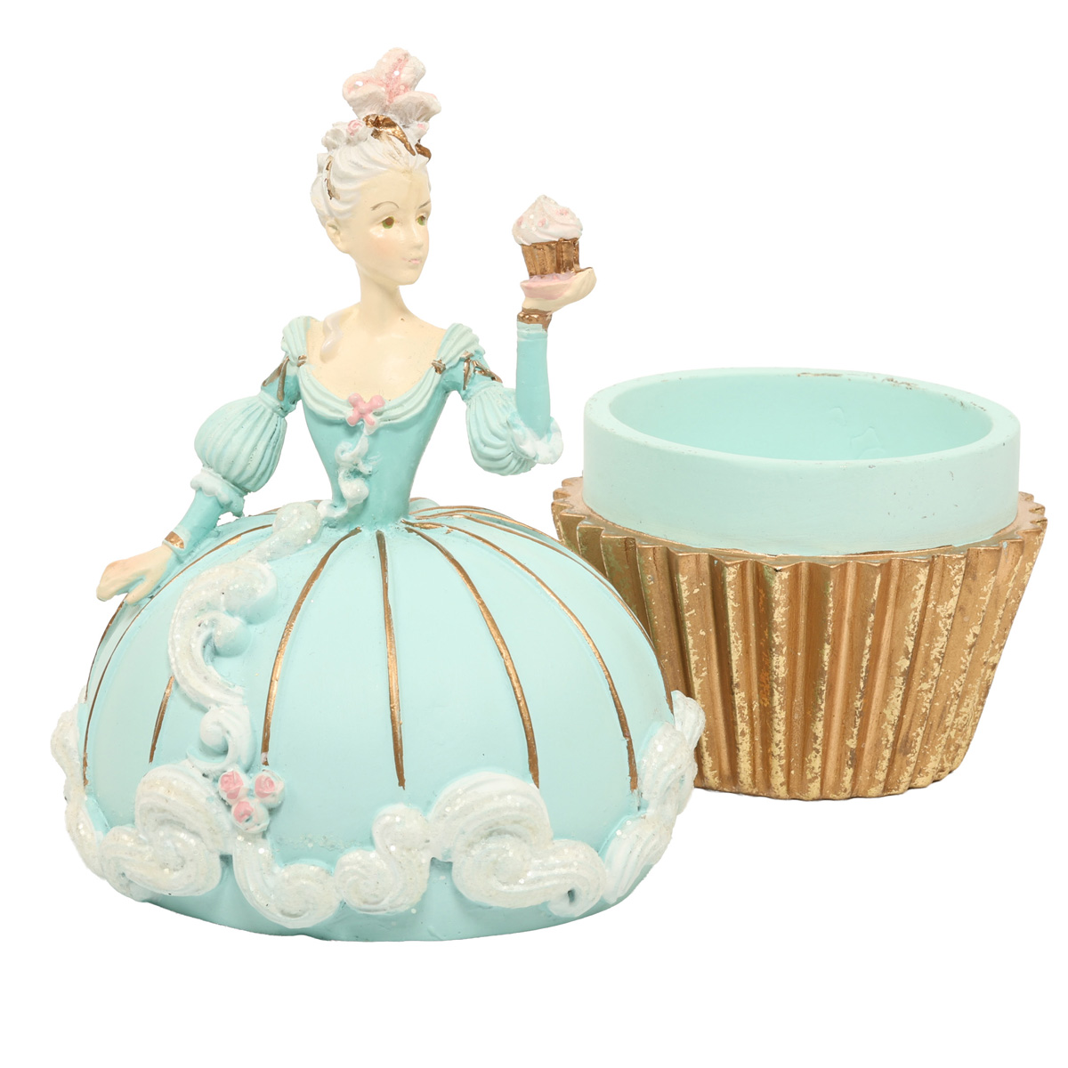 Шкатулка декоративная "Принцесса-капкейк" 15,5 см, 2 дизайна, 838-395 7