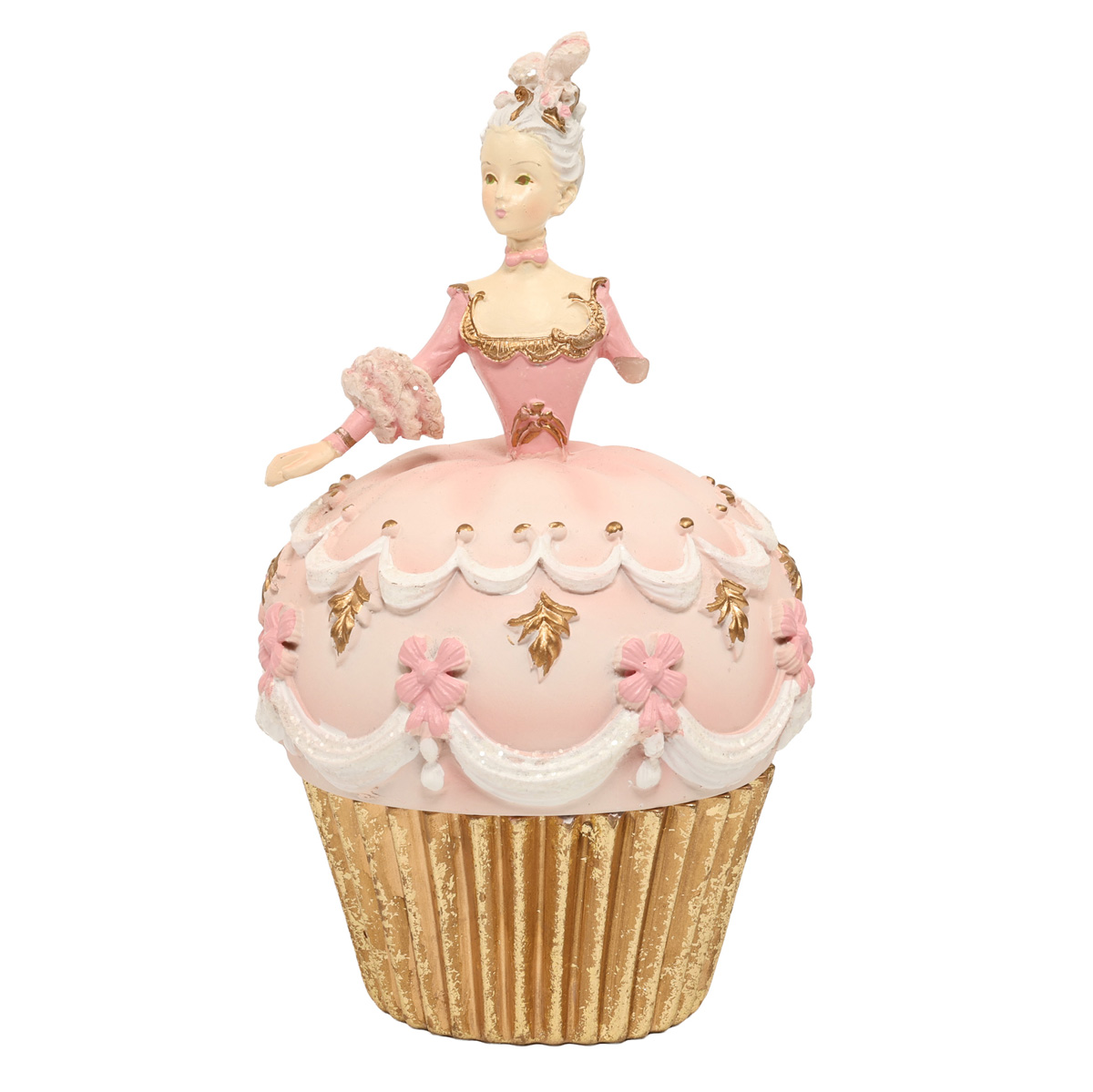 Шкатулка декоративная "Принцесса-капкейк" 15,5 см, 2 дизайна, 838-395 1