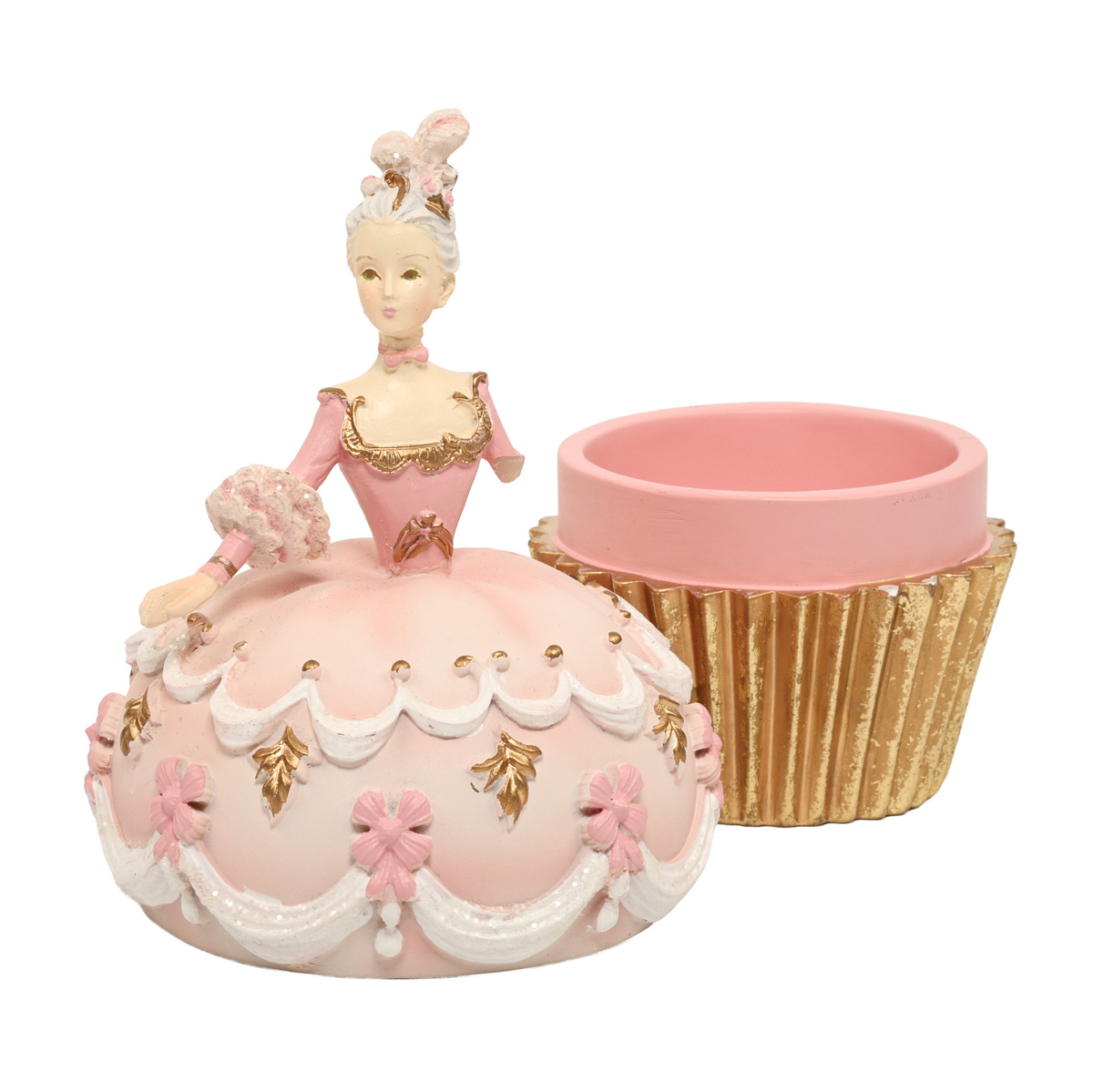 Шкатулка декоративная "Принцесса-капкейк" 15,5 см, 2 дизайна, 838-395 3