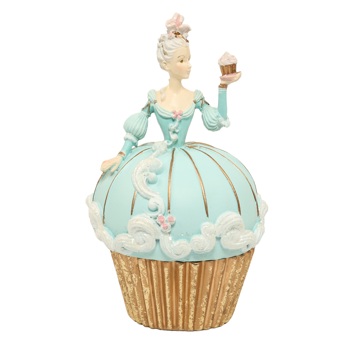 Шкатулка декоративная "Принцесса-капкейк" 15,5 см, 2 дизайна, 838-395 5