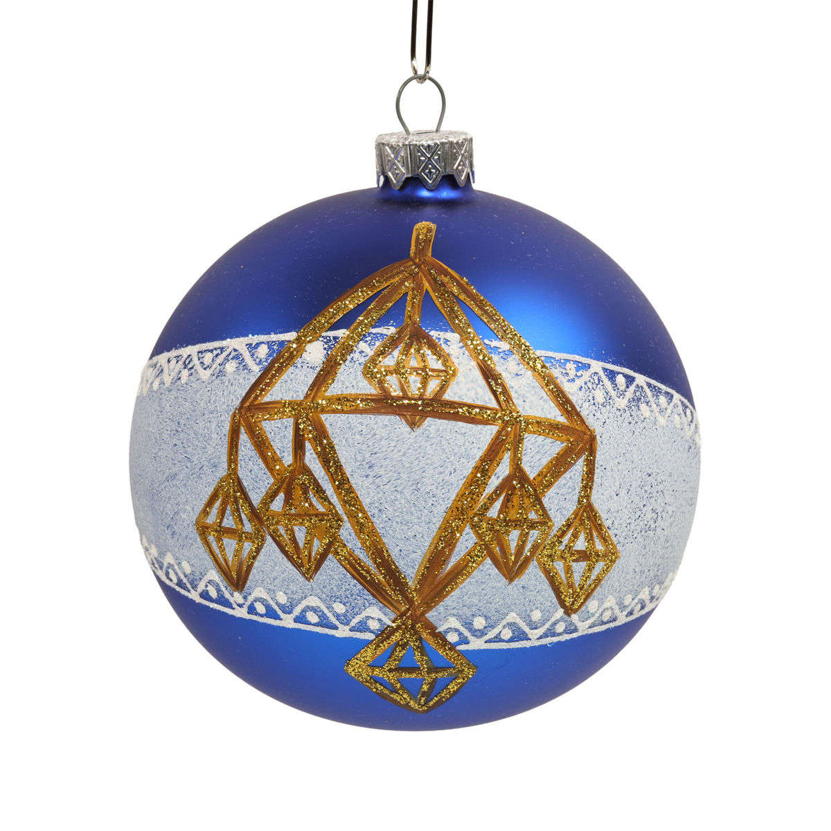 Набір ялинкових куль "Солом`яні прикраси" 2