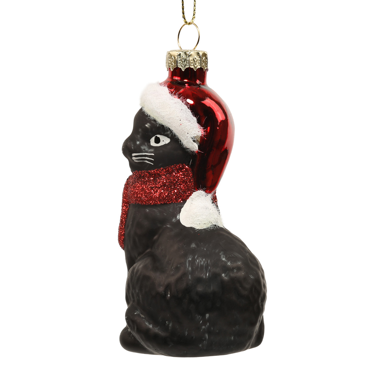 Ялинкова прикраса "Кіт у шапці" 4,8*5,7*10 см, YQ1406922 2