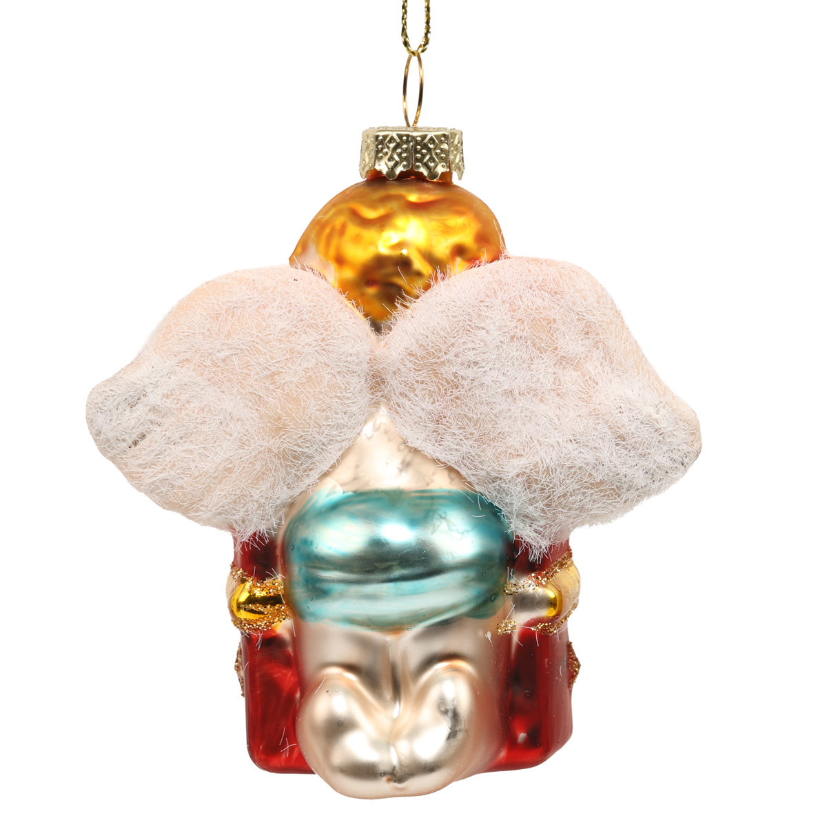 Елочное украшение "Ангел с подарком" 5,6*7,6*8,2 см, YQ1409332 3