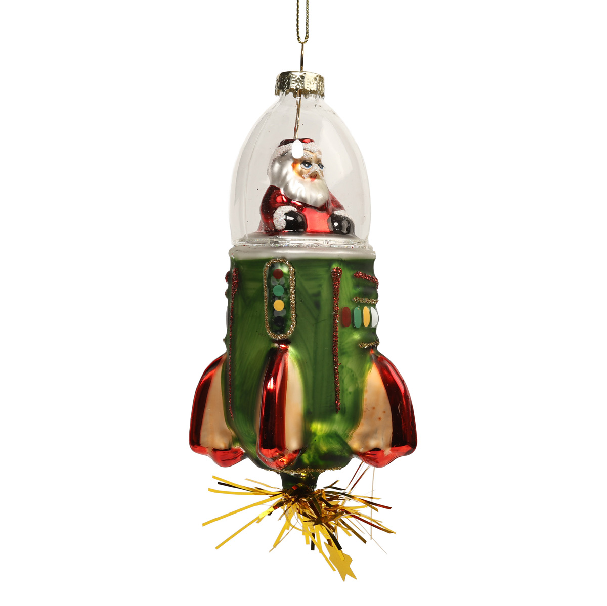 Елочное украшение "Санта в ракете" 6,7*19 см, YQ1465892 1