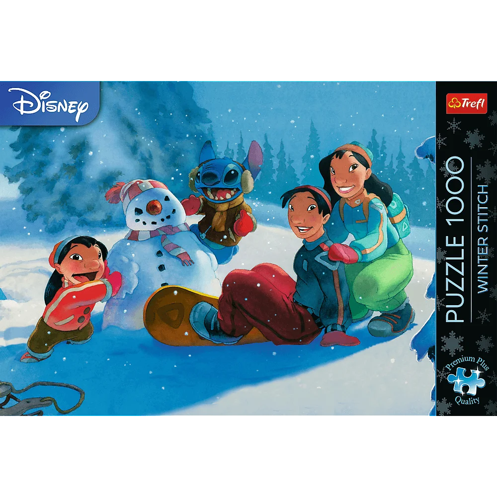Пазл "1000 Премиум Плюс" - Рождественский Стич, Trefl, 12100 1