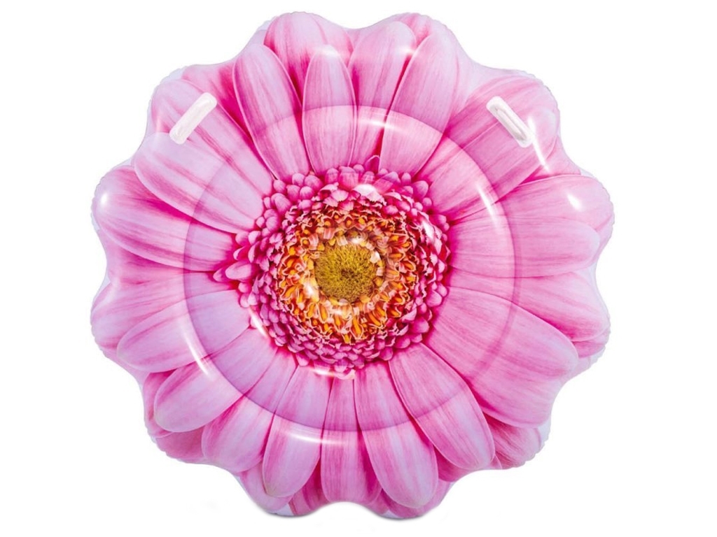 Надувной матрас "Розовый цветок" 142*142 см, INTEX, 58787