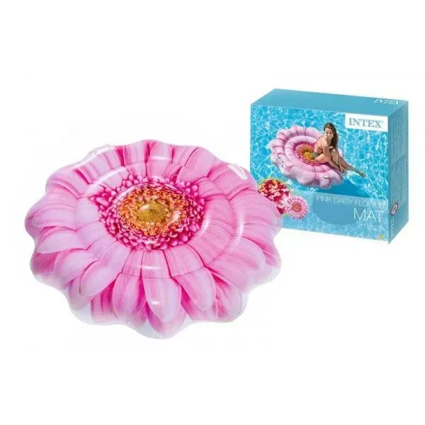Надувной матрас "Розовый цветок" 142*142 см, INTEX, 58787 2