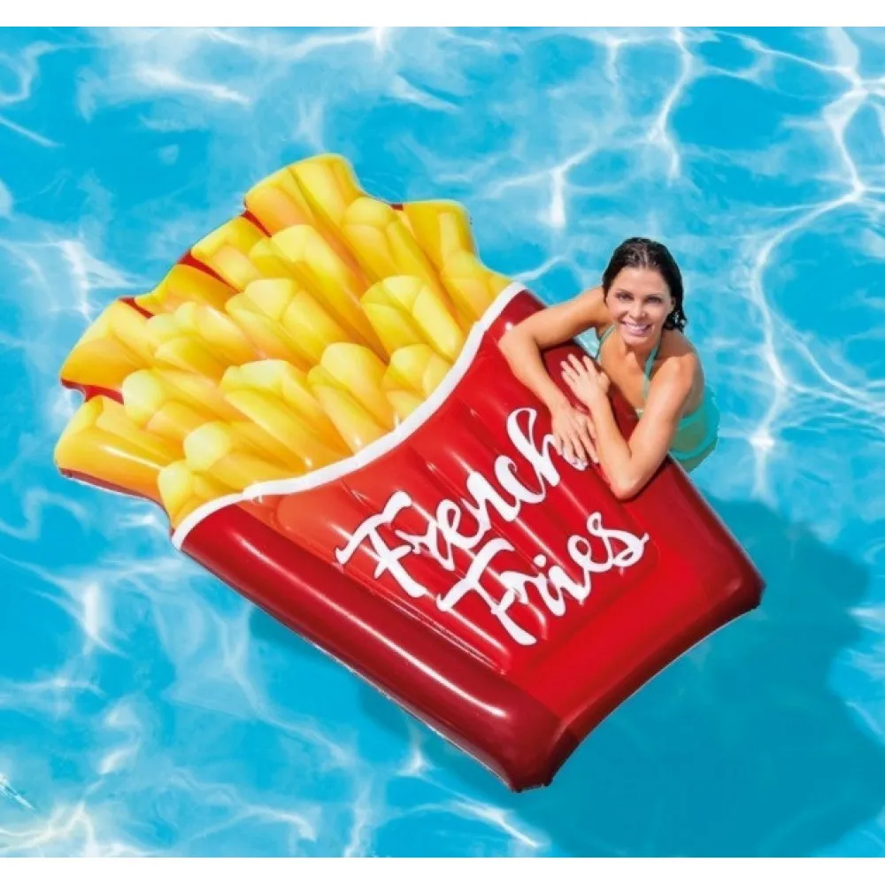 Надувной матрас "Картофель Фри", 175*132 см, INTEX, 58775 1