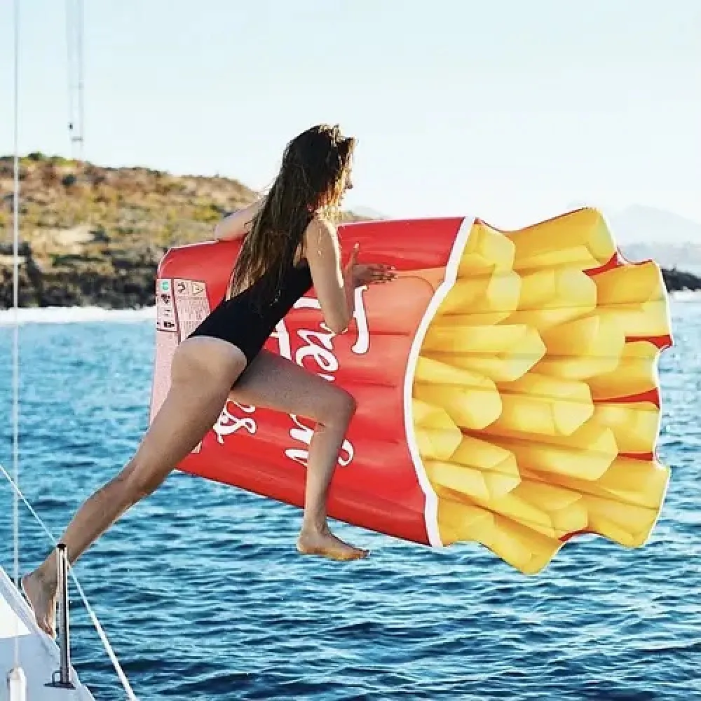 Надувной матрас "Картофель Фри", 175*132 см, INTEX, 58775 2