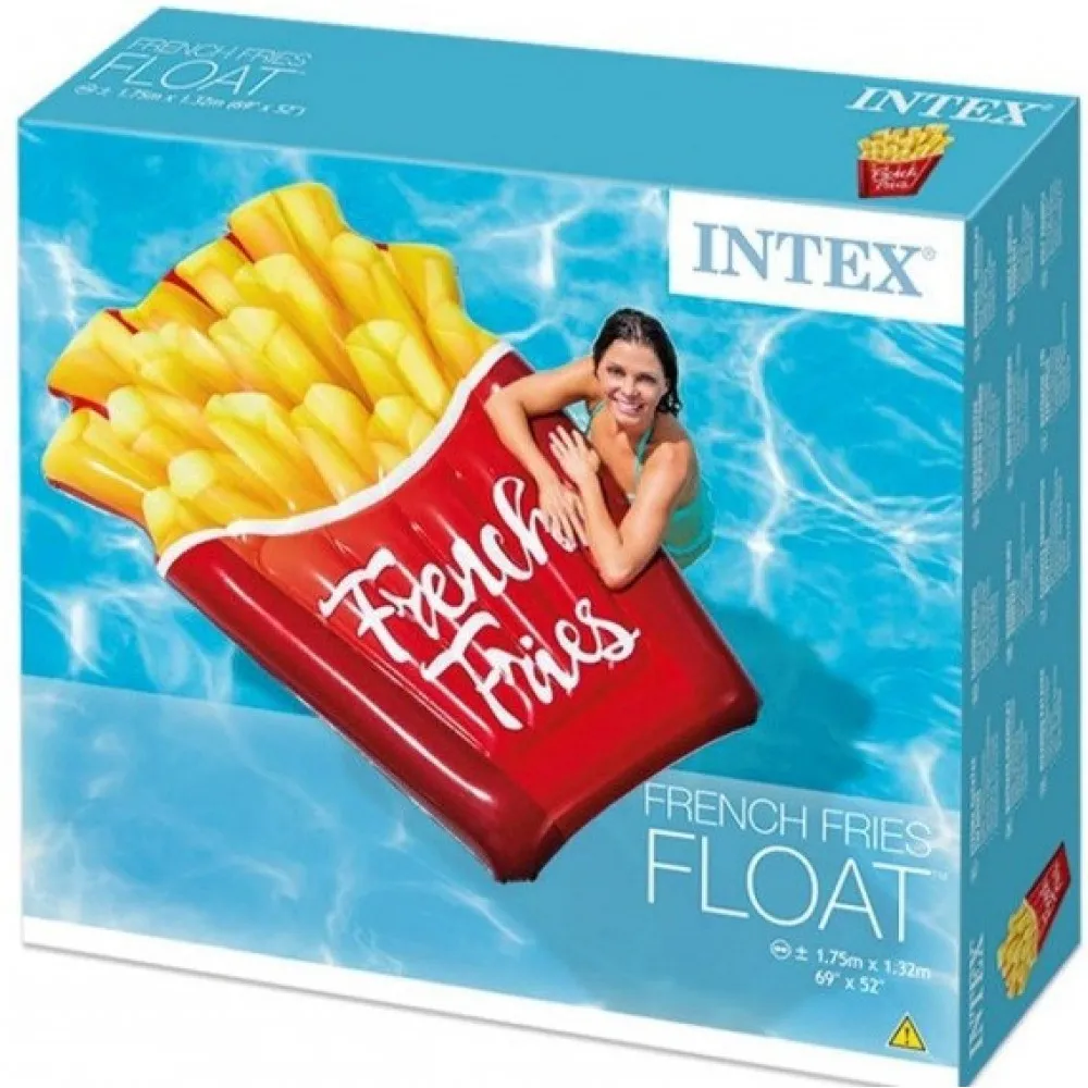Надувной матрас "Картофель Фри", 175*132 см, INTEX, 58775 3