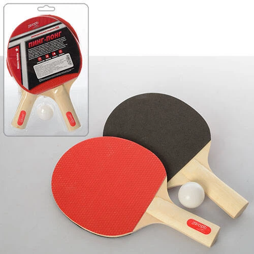 Набор для настольного тенниса №2: ракетки 2 шт, 1 шарик, MS0216