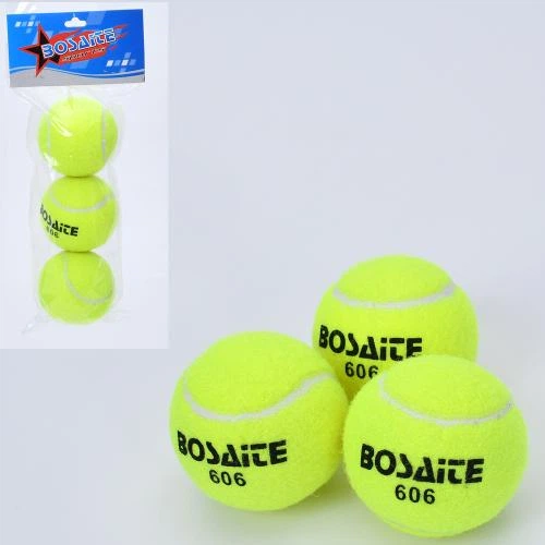 Теннисный мяч 6 см, 3 шт, MS3102-1