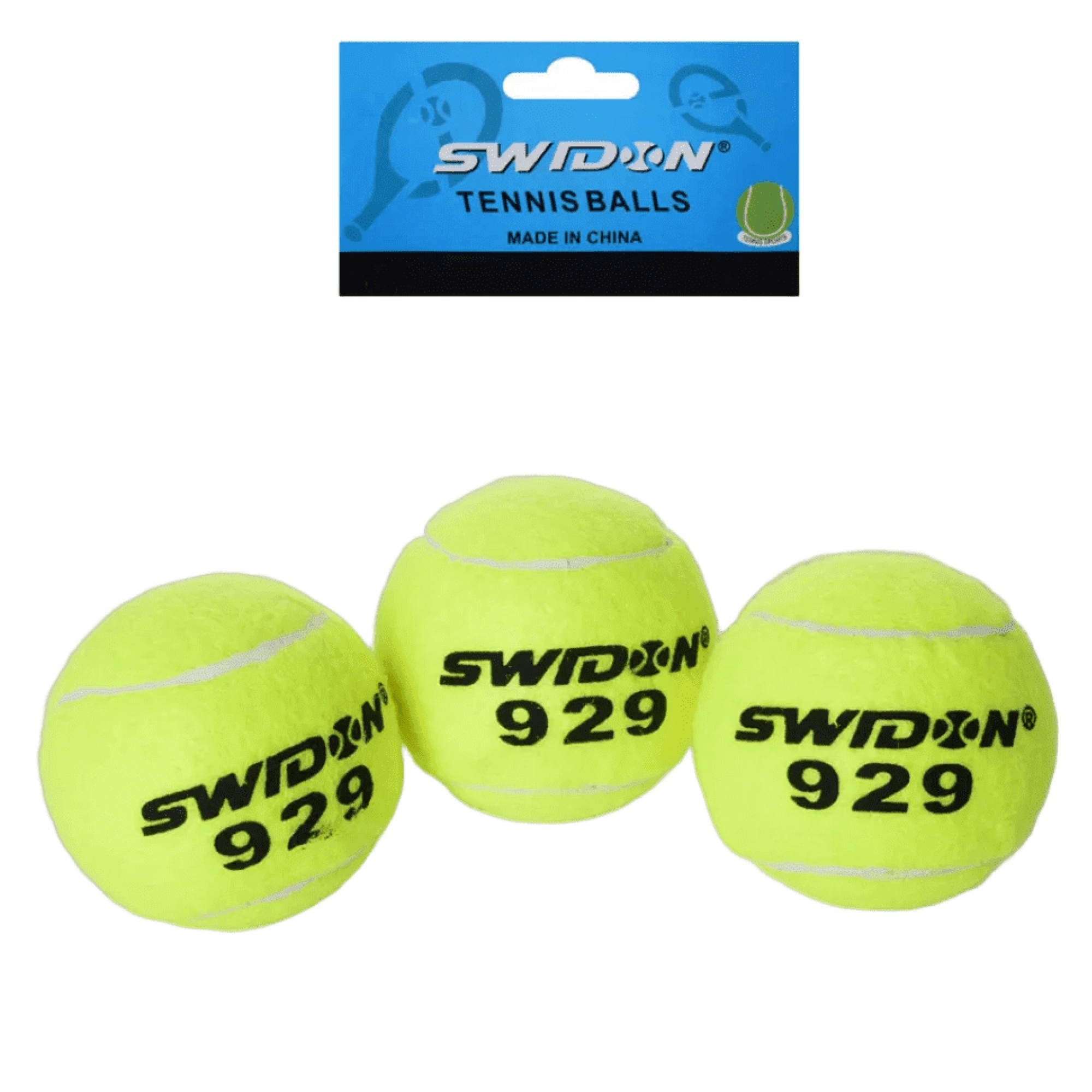 Теннисный мяч 6,5 см, 3 шт, MS1178-1