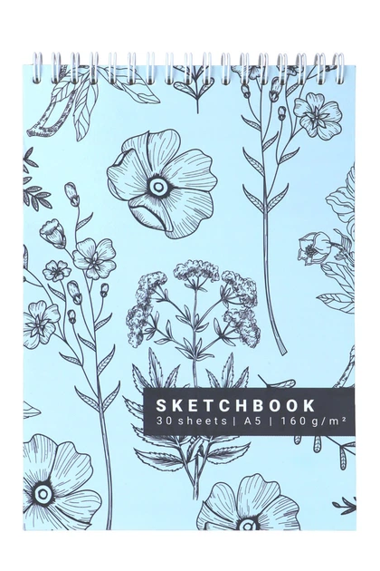 Блокнот "Colour vibes sketchbook"Ice, А5, TM 4Profi, 52034