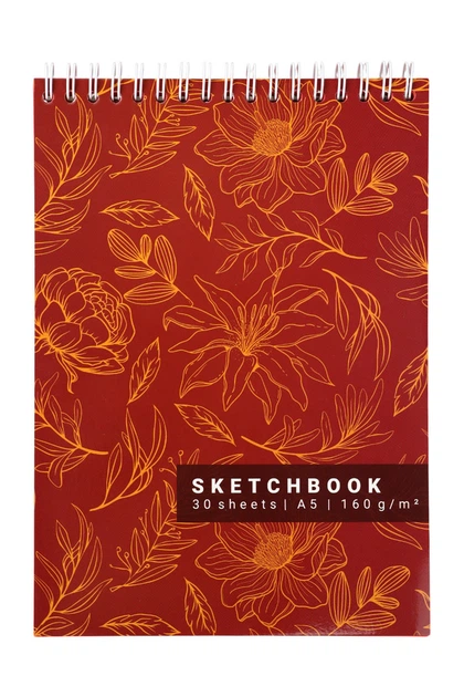 Блокнот "Colour vibes sketchbook"Scarlet, А5, TM 4Profi, 14129
