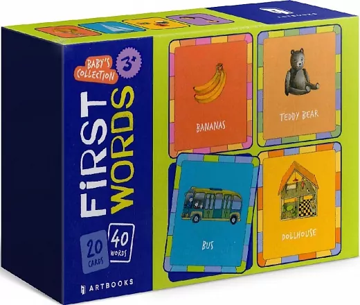 Набір карток. Baby collection. The first words" (а/у) (0219)