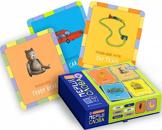 Набір карток. Колекція малюка. Перші слова" (а/у) (0202)