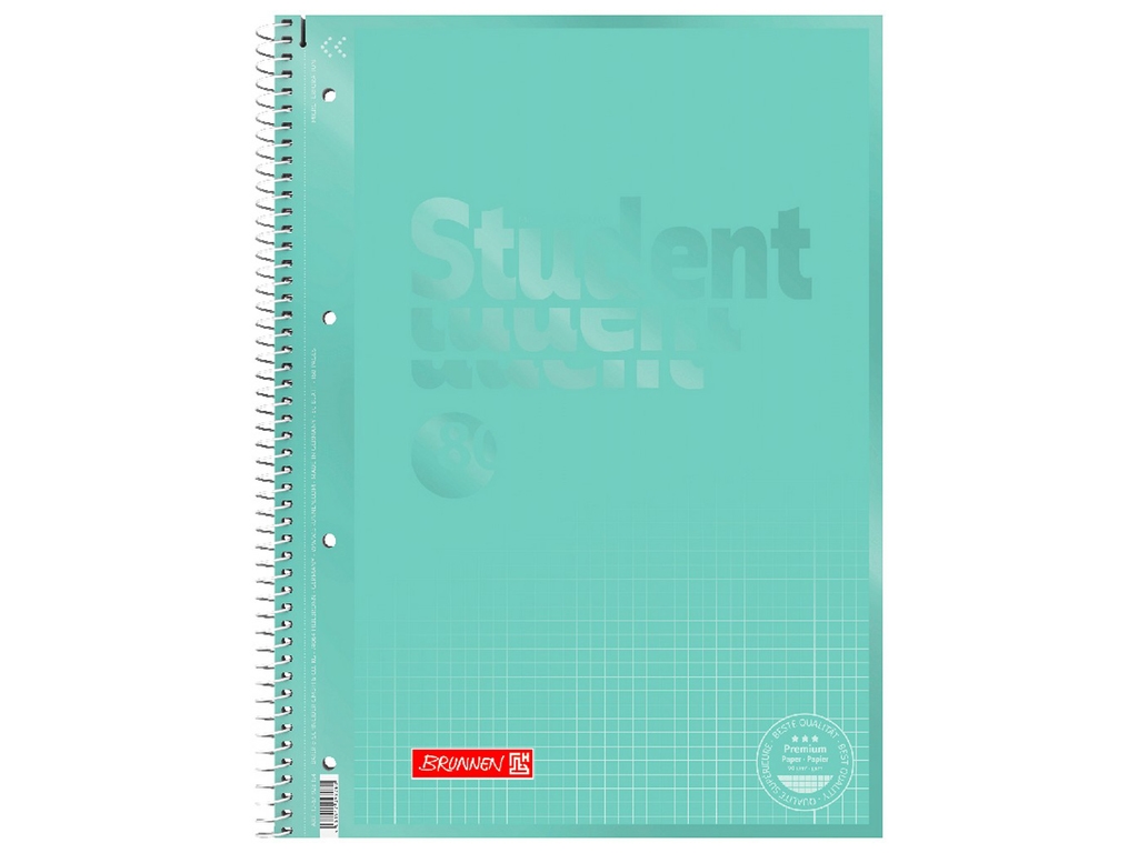 Коледж-блок А4 80 кл., Premium, Mint, 10-679 28 154