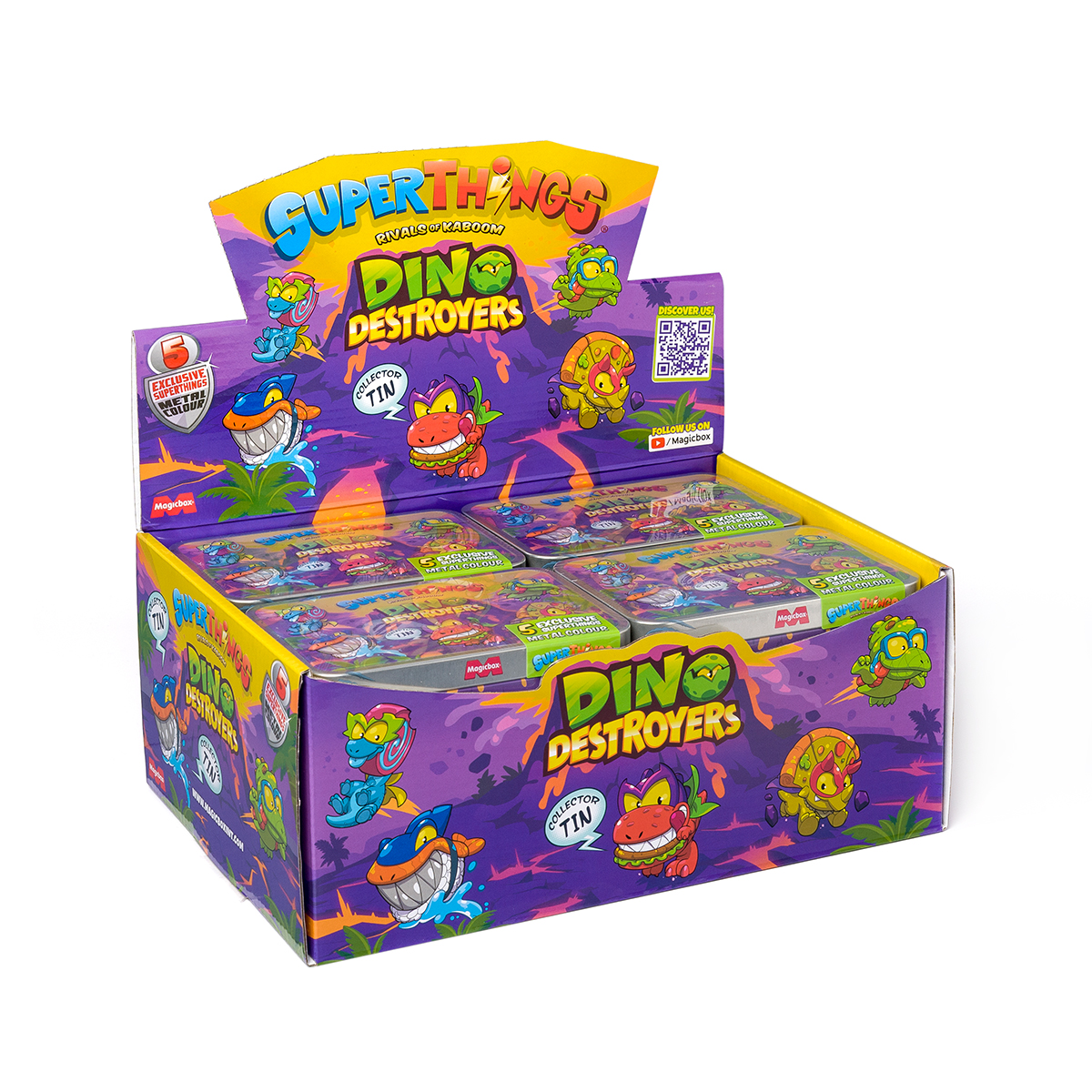 Игровой набор SUPERTHINGS S – ДИНО РАЗРУШИТЕЛИ (5 экскл. фигурок), PSTSD48TIN60 5