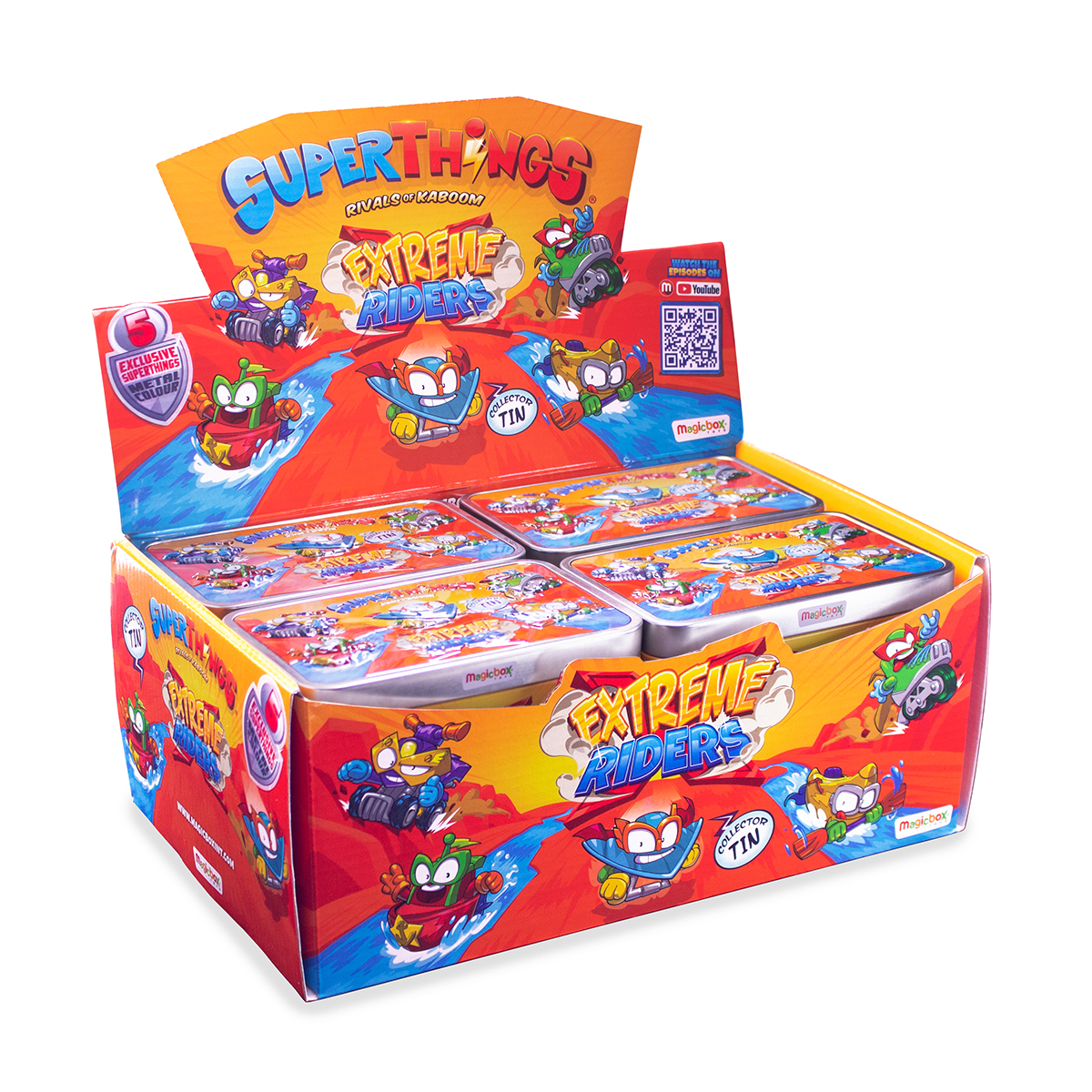 Игровой набор SUPERTHINGS серии «Rivals of Kaboom» – ЭКСТРЕМАЛЬНЫЕ ГОНЩИКИ (5 экскл. фигурок), PSTSD48TIN40 2