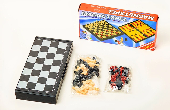 Гра настільна "Шахи" 3 в 1 короб, 2029