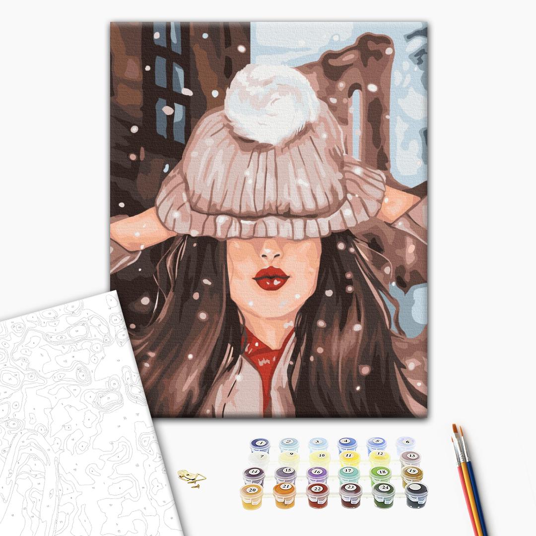 Картина по номерам 40x50 см "Первый снег", BS52805 1