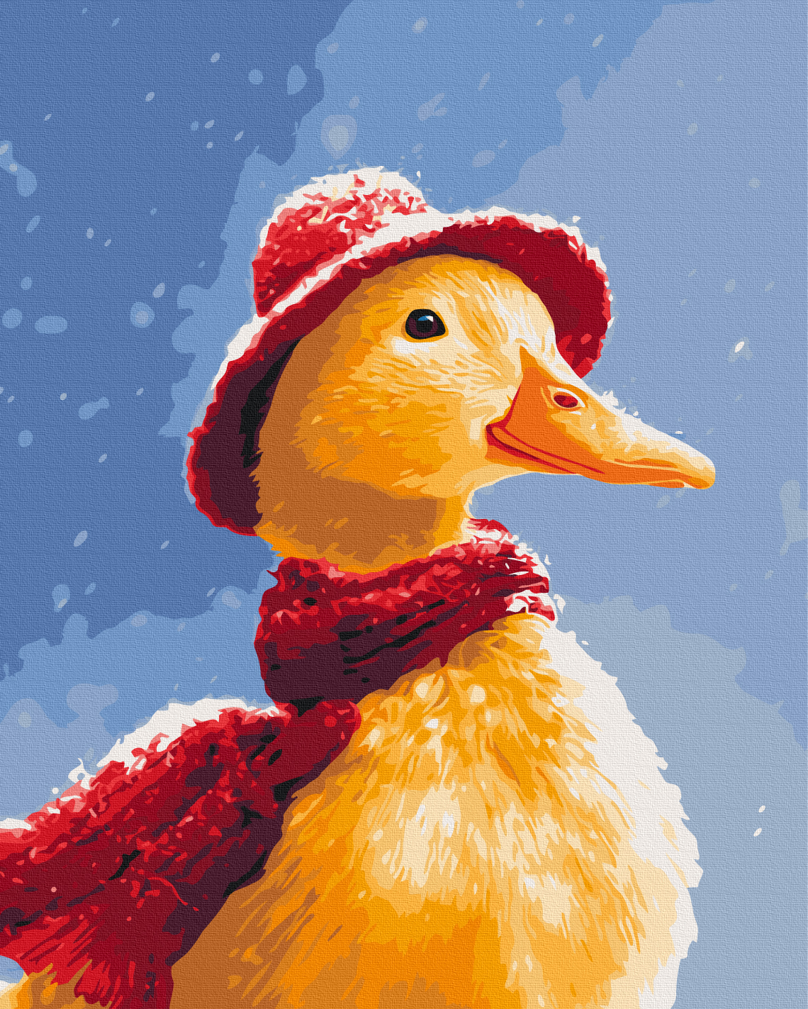 Картина по номерам 40x50 см "Зимняя уточка", BS54488