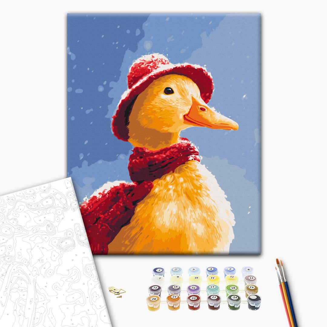 Картина по номерам 40x50 см "Зимняя уточка", BS54488 1