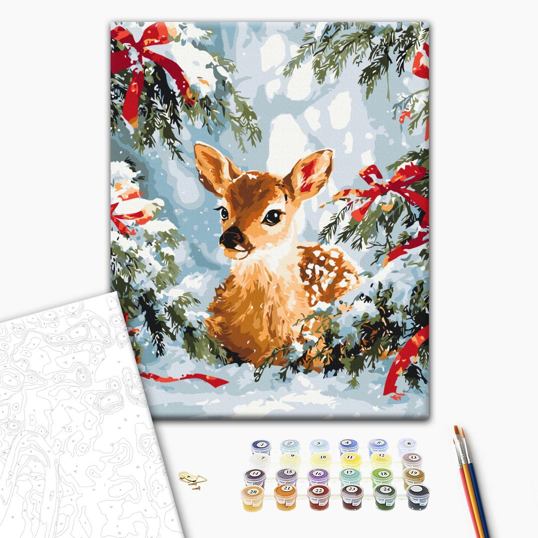 Картина по номерам 40x50 см "Сказка среди елей", BS54495 1