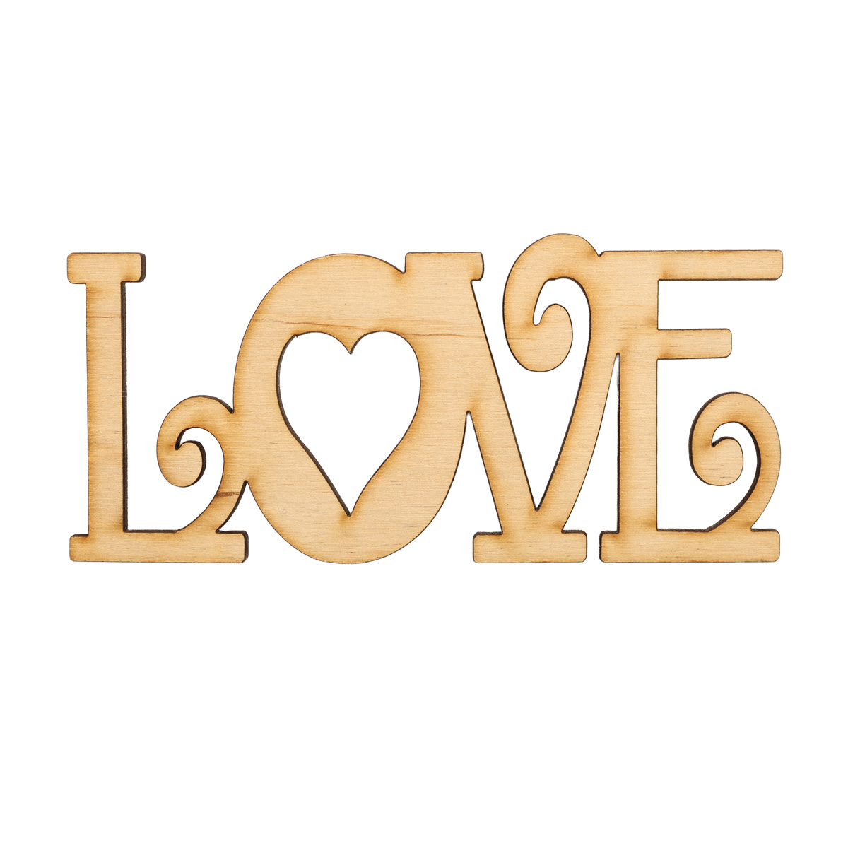 Заготівка дерев`яна День Валентина 4 мм/70*150 мм, ДСВ 145