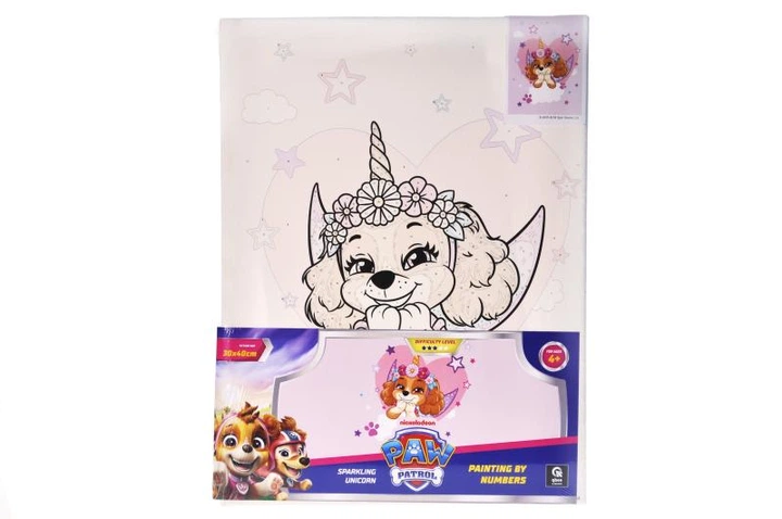 Набор для росписи по номерам в обложке 30х40 см "Блестящая единорожка", 914-010 1