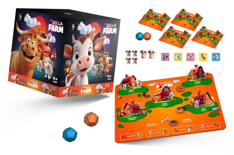 Настольная деревянная игра "The Villa Farm", 701-006