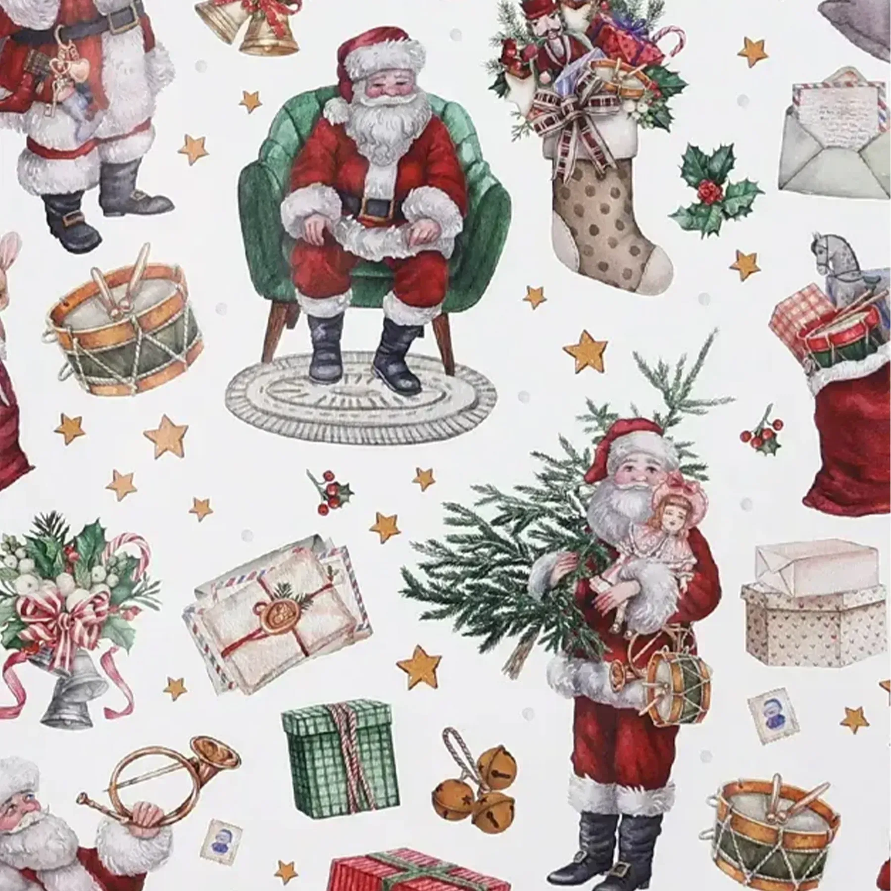 Папір для пакування подарунків НР, 0,7*1 м, 3455