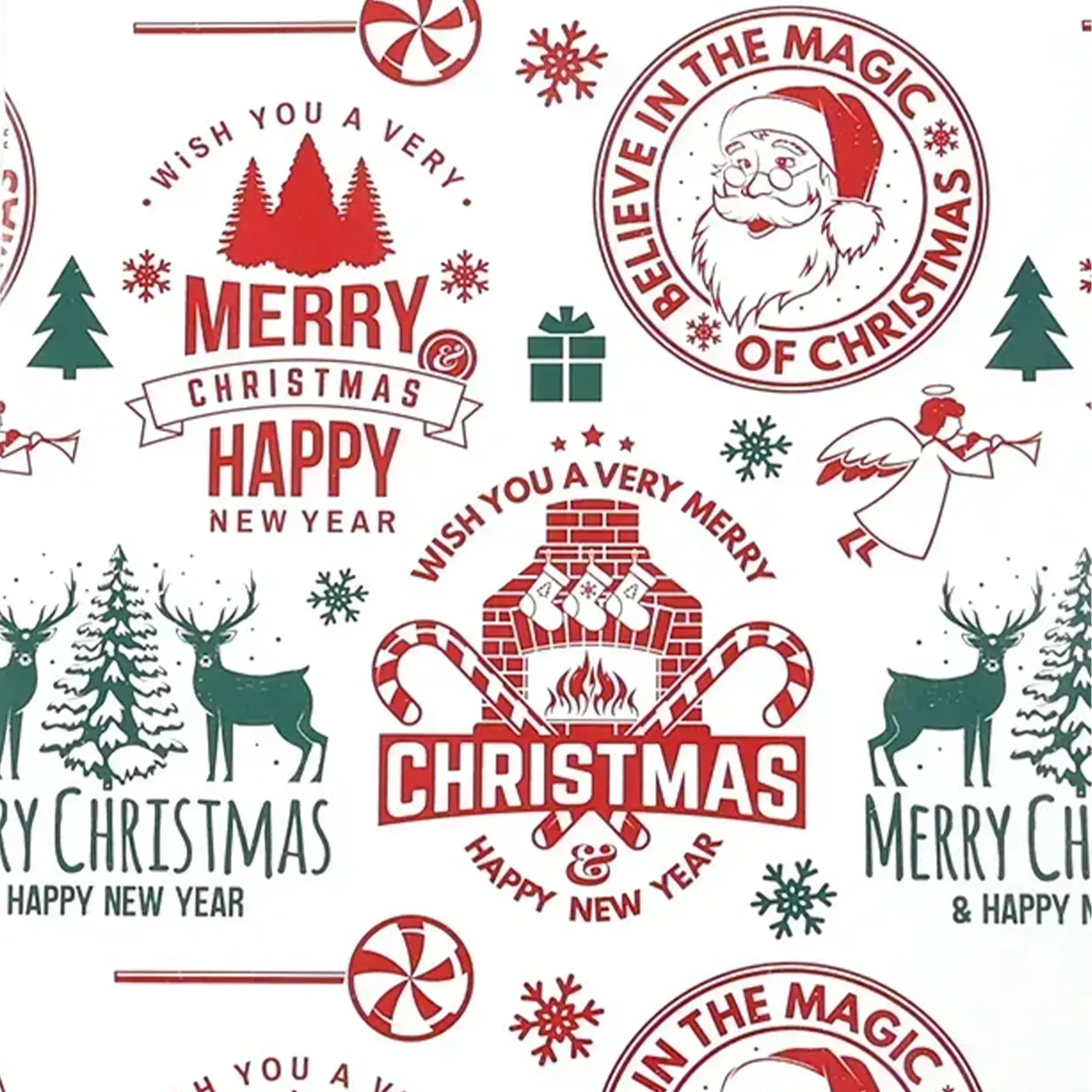 Папір для пакування подарунків НР, 0,7*1 м, 3523