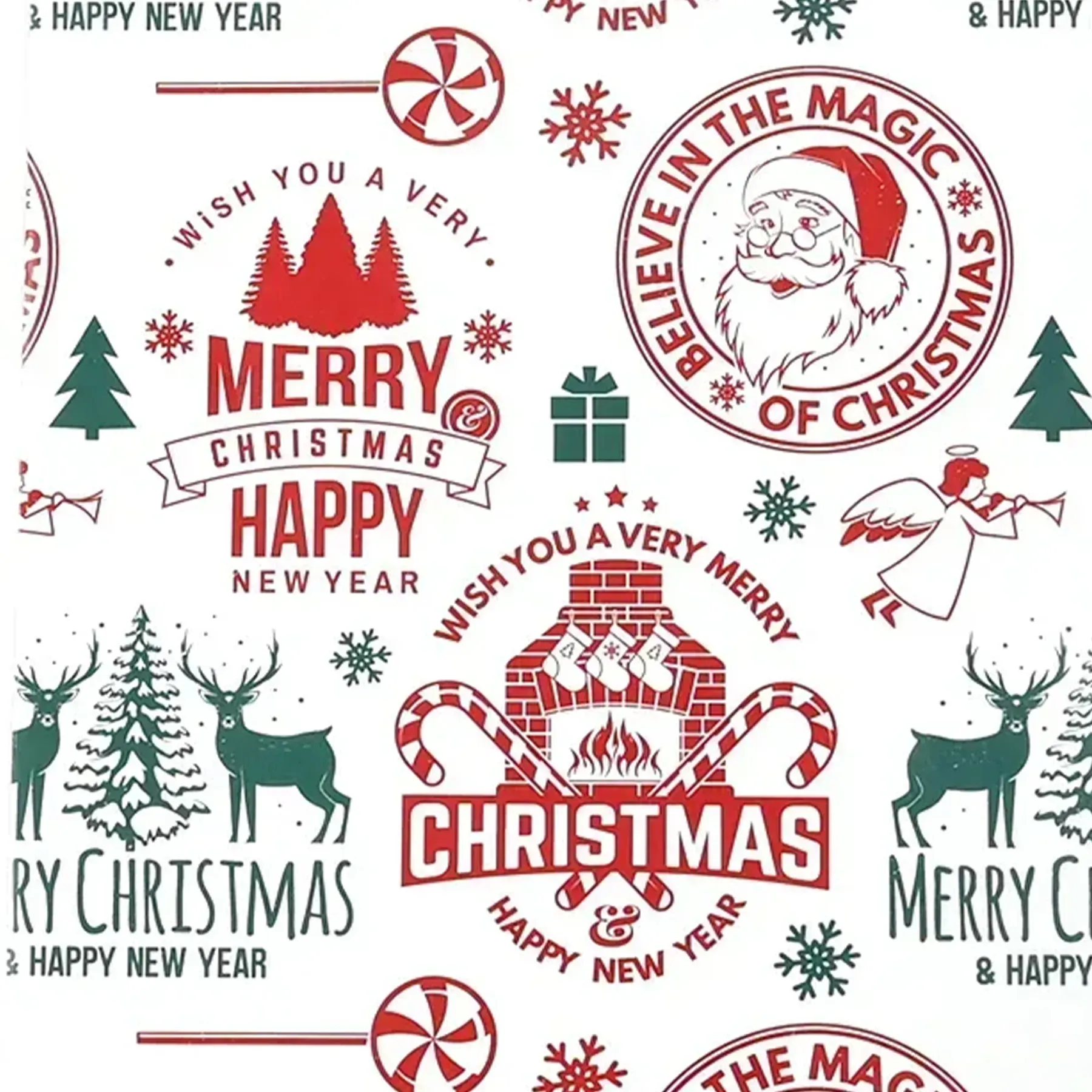 Папір для пакування подарунків НР, 0,7*1 м, 3806