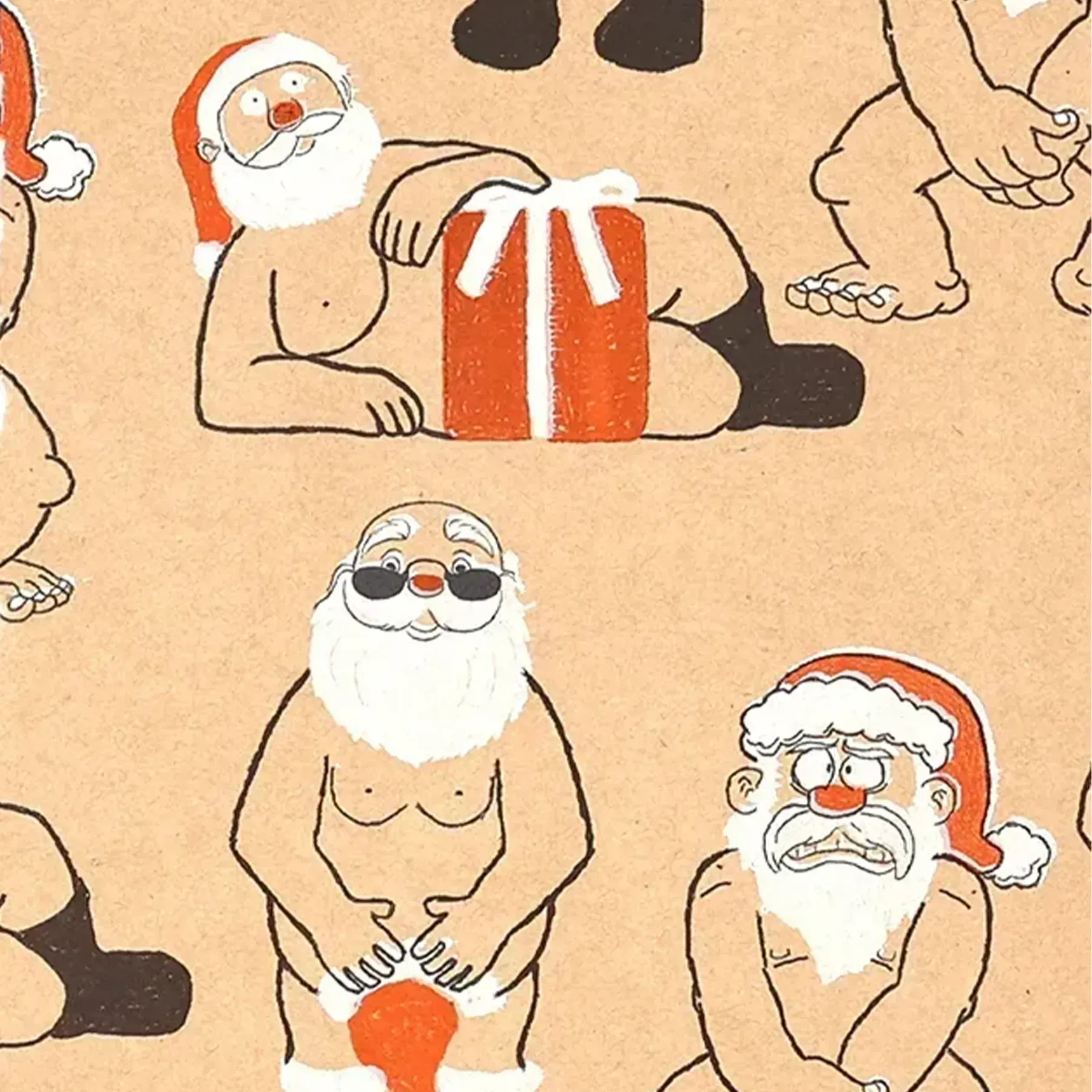 Папір для пакування подарунків НР, 0,7*1 м, 4124