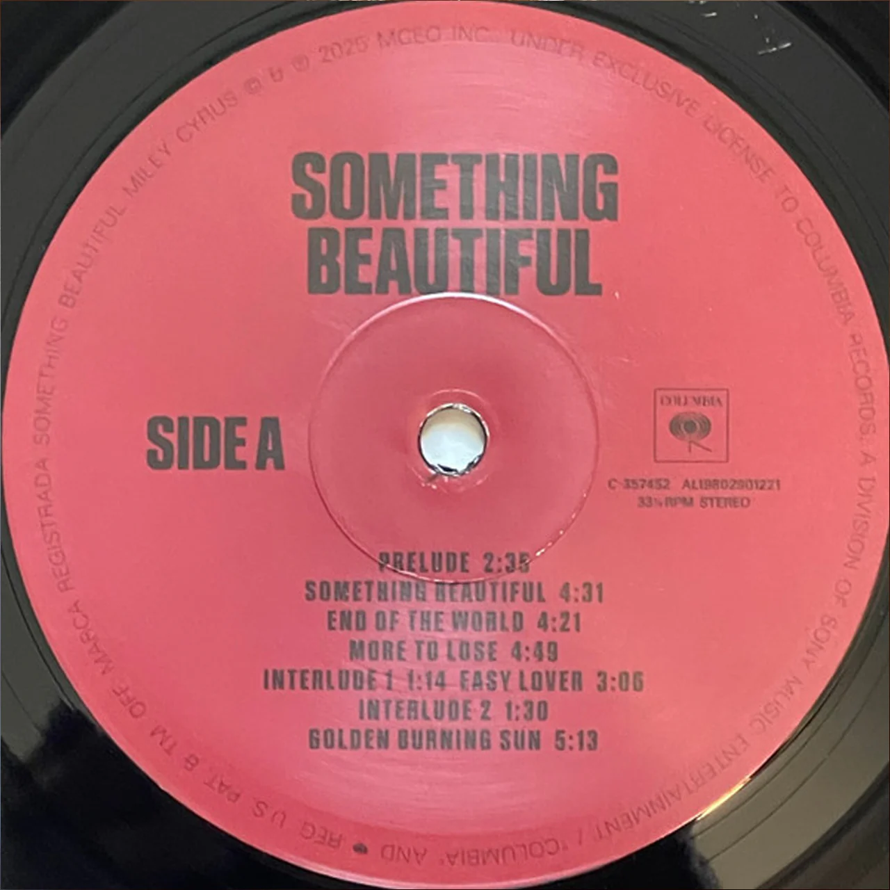 Пластинка Miley Cyrus - Something Beautiful [LP] 3