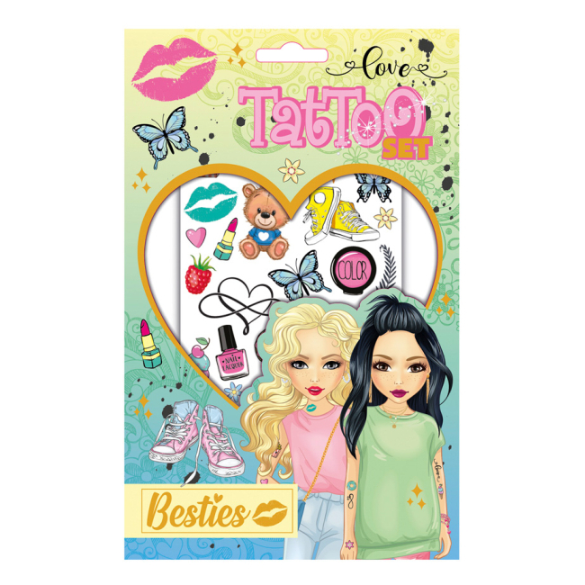 Набор наклеек на тело "Summer" Besties, 2 листа, 961010