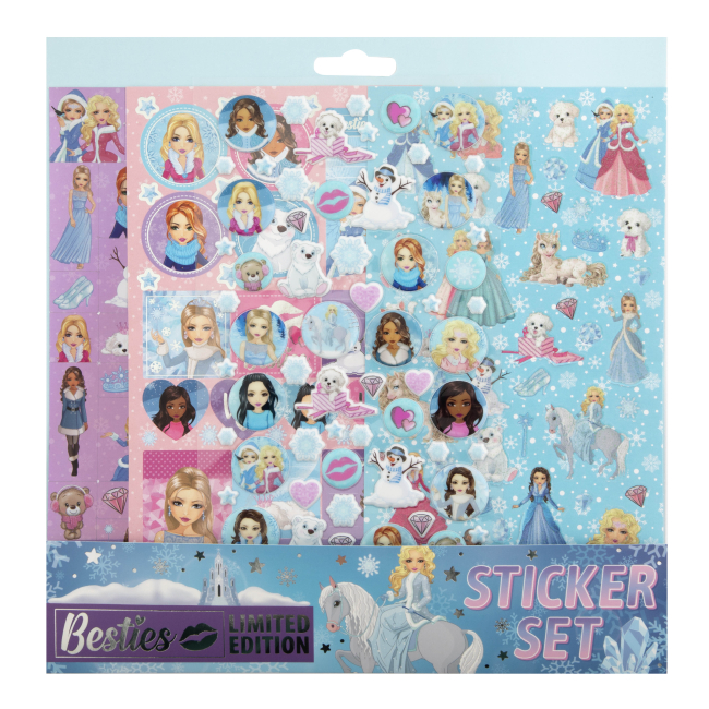 Набор наклейок "Волшебная зима" Besties, 961045