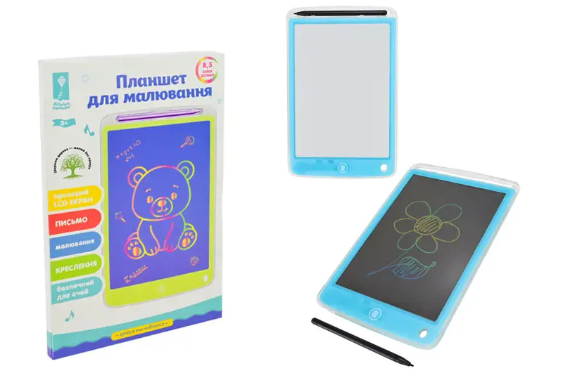 Іграшка LCD планшет для малювання "Грайся та навчайся", екран 8,5", PL7062 3