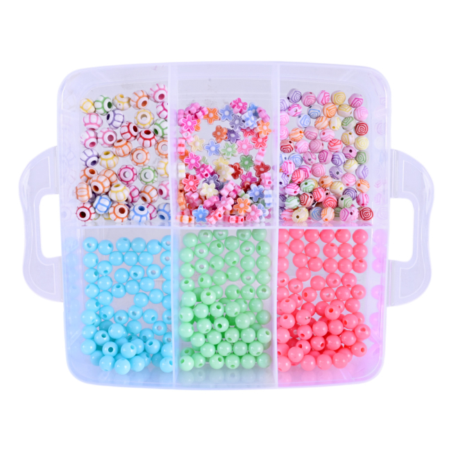 Набір для творчості з бісером і намистинами, триповерховий бокс, 330-148 3