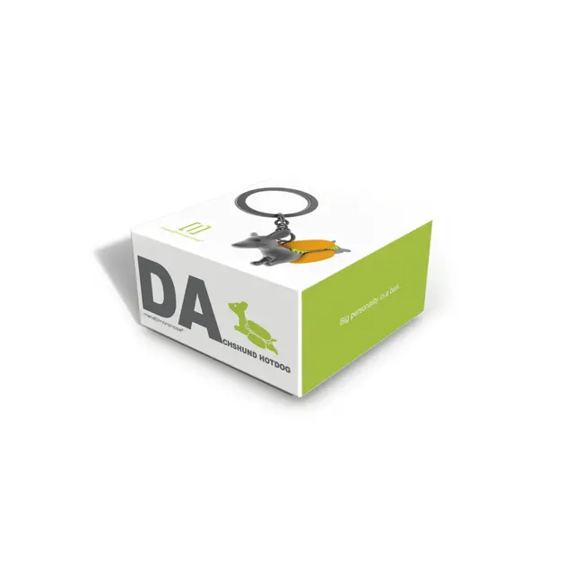 Брелок Metalmorphose "Dachshund Matt bullet with silicone `hot dog` bread cover" 1