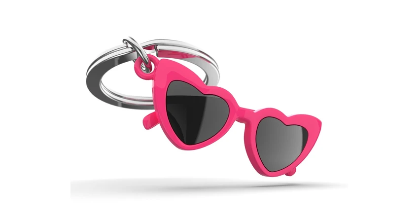 Брелок Metalmorphose "Pink glasses"