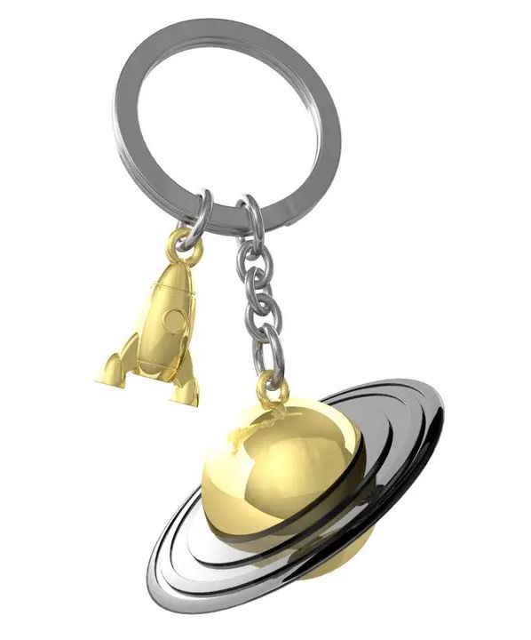 Брелок Metalmorphose "Saturn*Rocket"